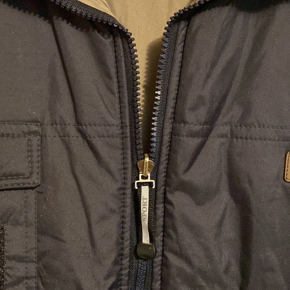 Fashion Mens Blue & Tan Vest - Picture 6 of 17